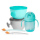Zestaw do karmienia Skip Hop Zestaw jedzeniowy Easy-Feed Teal/Grey